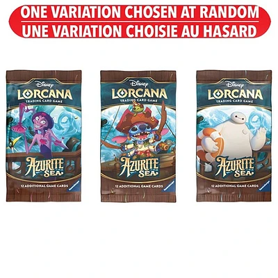 Lorcana Booster Sleeve Wave 6 - Azurite Sea – One Variation Chosen at Random