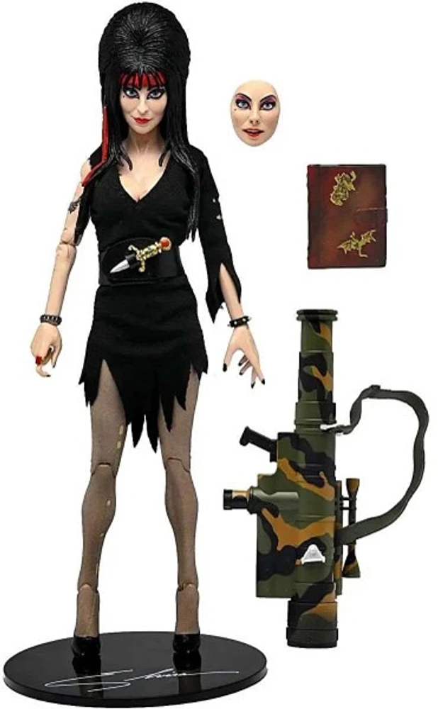 Elvira – 8 In Clothed Action Figure – Commando Elvira 