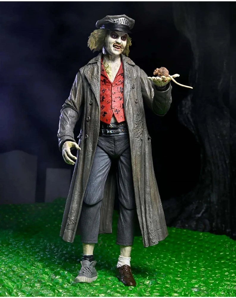 Beetlejuice (1988) - 7' Scale Action Figure - Ultimate Beetlejuice “The Bio-Exorcist" Tour Guide 
