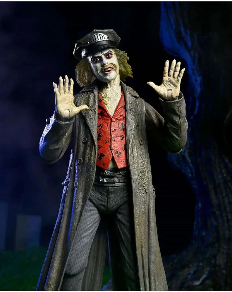 Beetlejuice (1988) - 7' Scale Action Figure - Ultimate Beetlejuice “The Bio-Exorcist" Tour Guide 