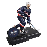 NHL POSED 7-Inch FIGURE-Auston Matthews (Team USA) 4 Nations Face Off McFarlane's SportsPicks 