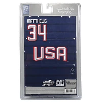 NHL POSED 7-Inch FIGURE-Auston Matthews (Team USA) 4 Nations Face Off McFarlane's SportsPicks 
