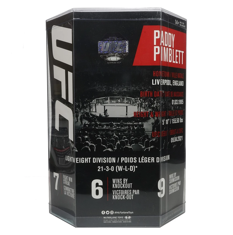 UFC Paddy Pimblett 7-Inch Posed Figure McFarlane's SportsPicks 