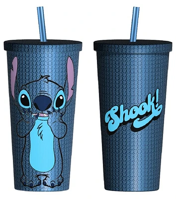 Stitch "Shook" Rhinestone Tumbler 