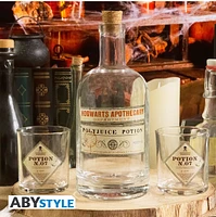 Harry Potter : Ensemble bouteille et verre de potion polynectar 