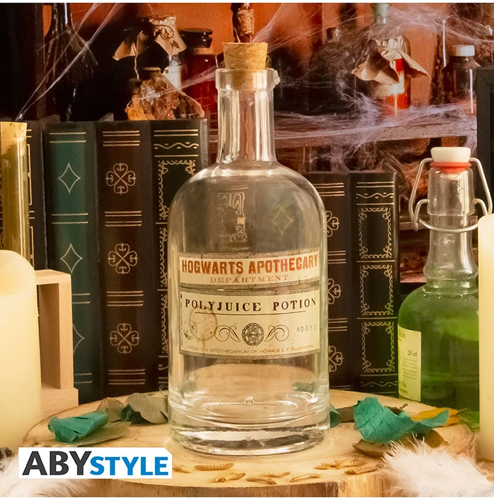 Harry Potter : Ensemble bouteille et verre de potion polynectar 