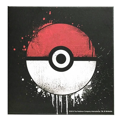 Décoration murale avec éclaboussures de Pokeball 