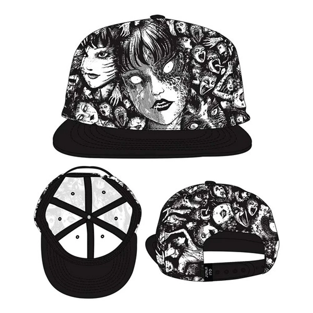 Junji Ito Faces All Over Print Cap 