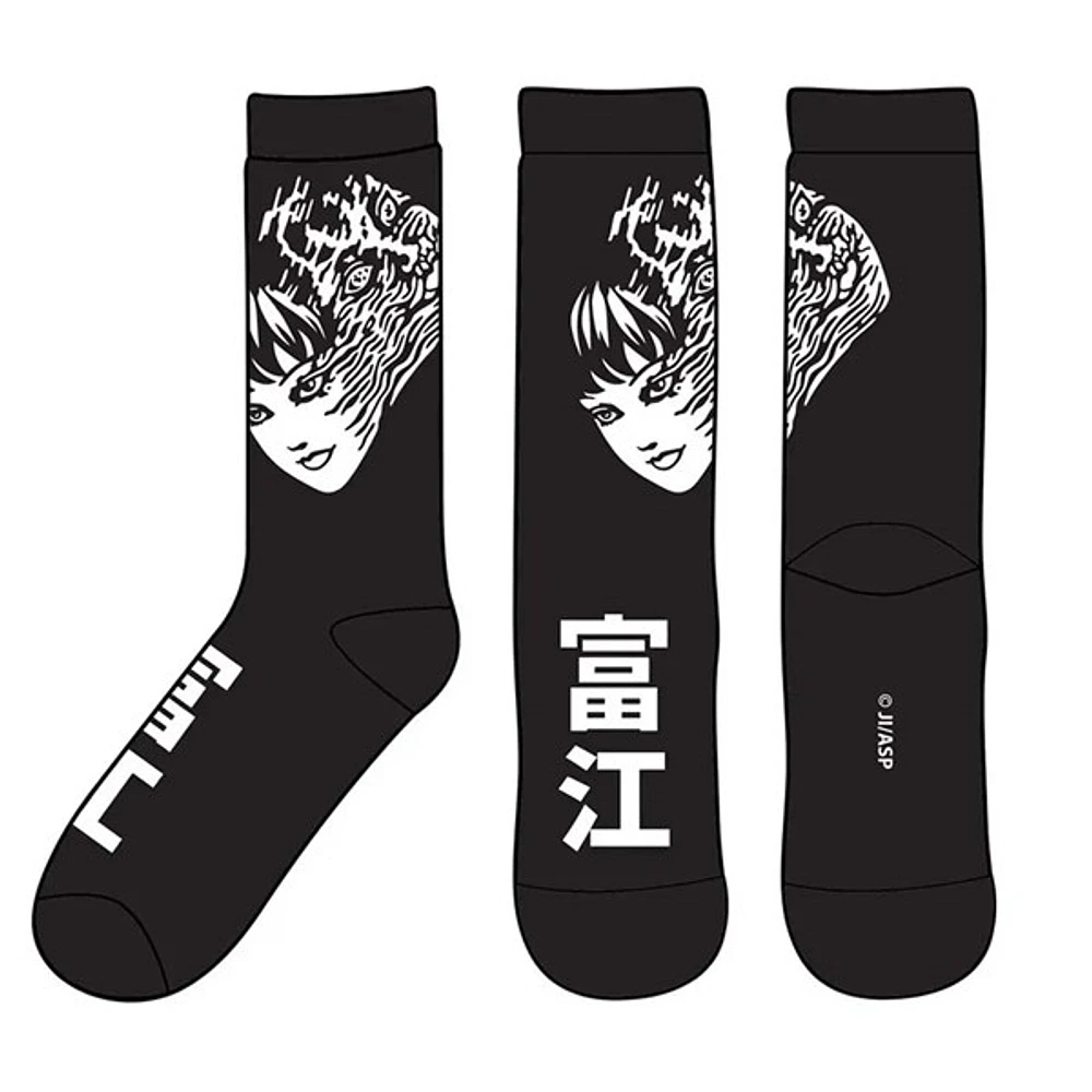 Junji Ito Azami Black Socks 