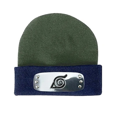 Naruto Green Blue Hidden Leaf Beanie 