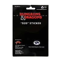 Couverture Donjons & Dragons avec autocollant 