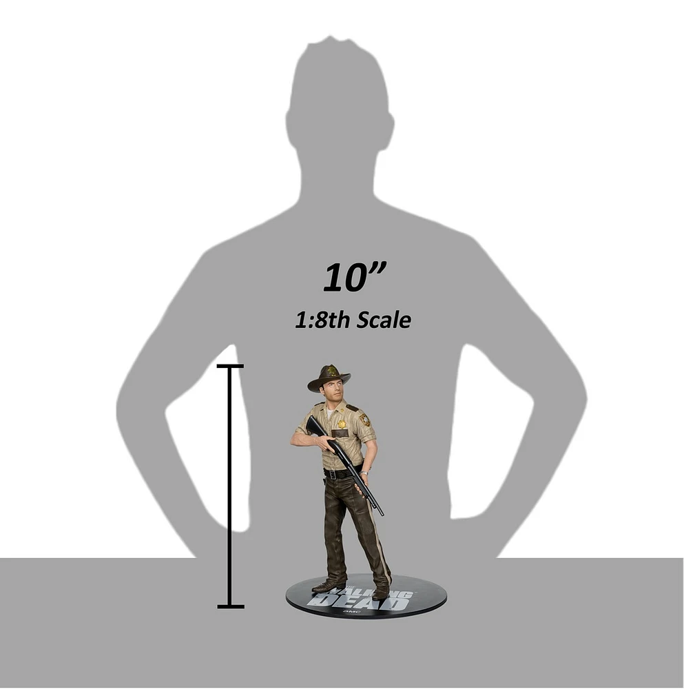 The Walking Dead Rick Grimes 1:8 Scale Posed Figure 