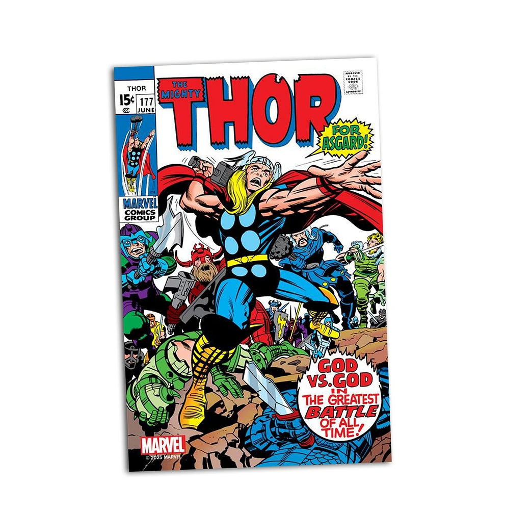 Marvel Thor 1:6th Scale Collectible with Scene & Comic (The Mighty Thor #177) 