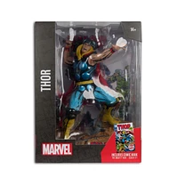 Marvel Thor 1:6th Scale Collectible with Scene & Comic (The Mighty Thor #177) 