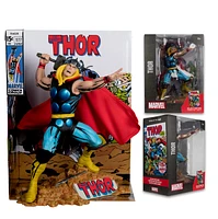 Marvel Thor 1:6th Scale Collectible with Scene & Comic (The Mighty Thor #177) 