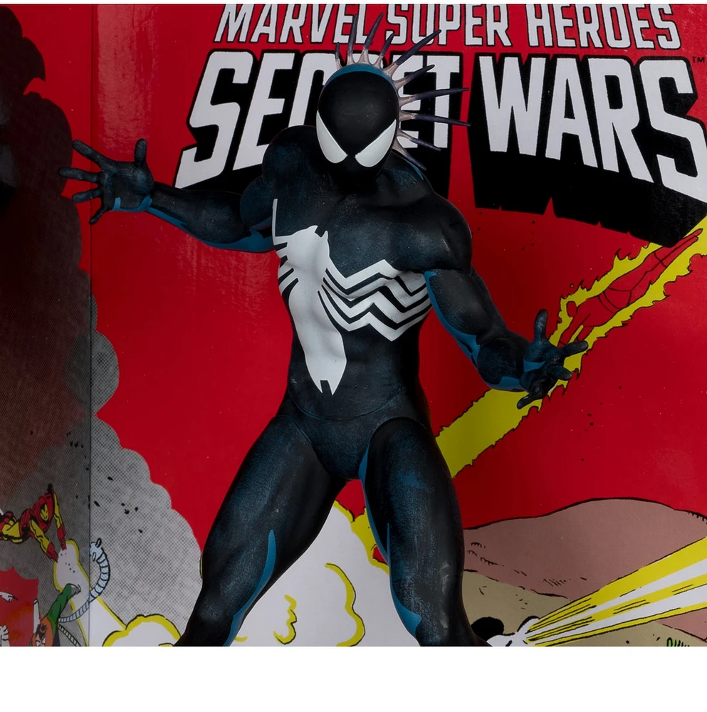 Marvel Spider-Man 1:6th Scale Collectible with Scene & Comic (Marvel Super Heroes Secret Wars #8) 