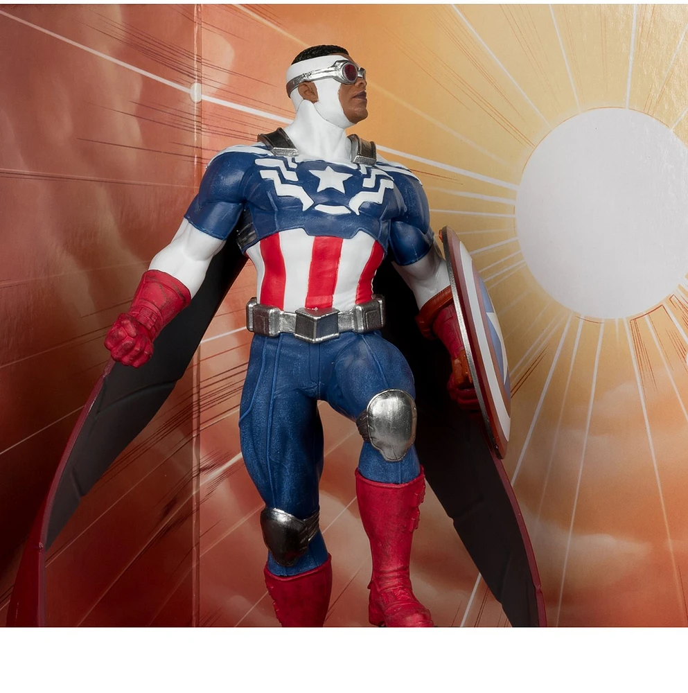 Marvel Captain America 1:10th Scale Collectible with Scene (All-New Captain America #1) 
