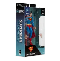 DC Direct Superman (The Silver Age) 7-Inch Action Figure with McFarlane Toys Digital Collectible 