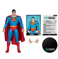 DC Direct Superman (The Silver Age) 7-Inch Action Figure with McFarlane Toys Digital Collectible 