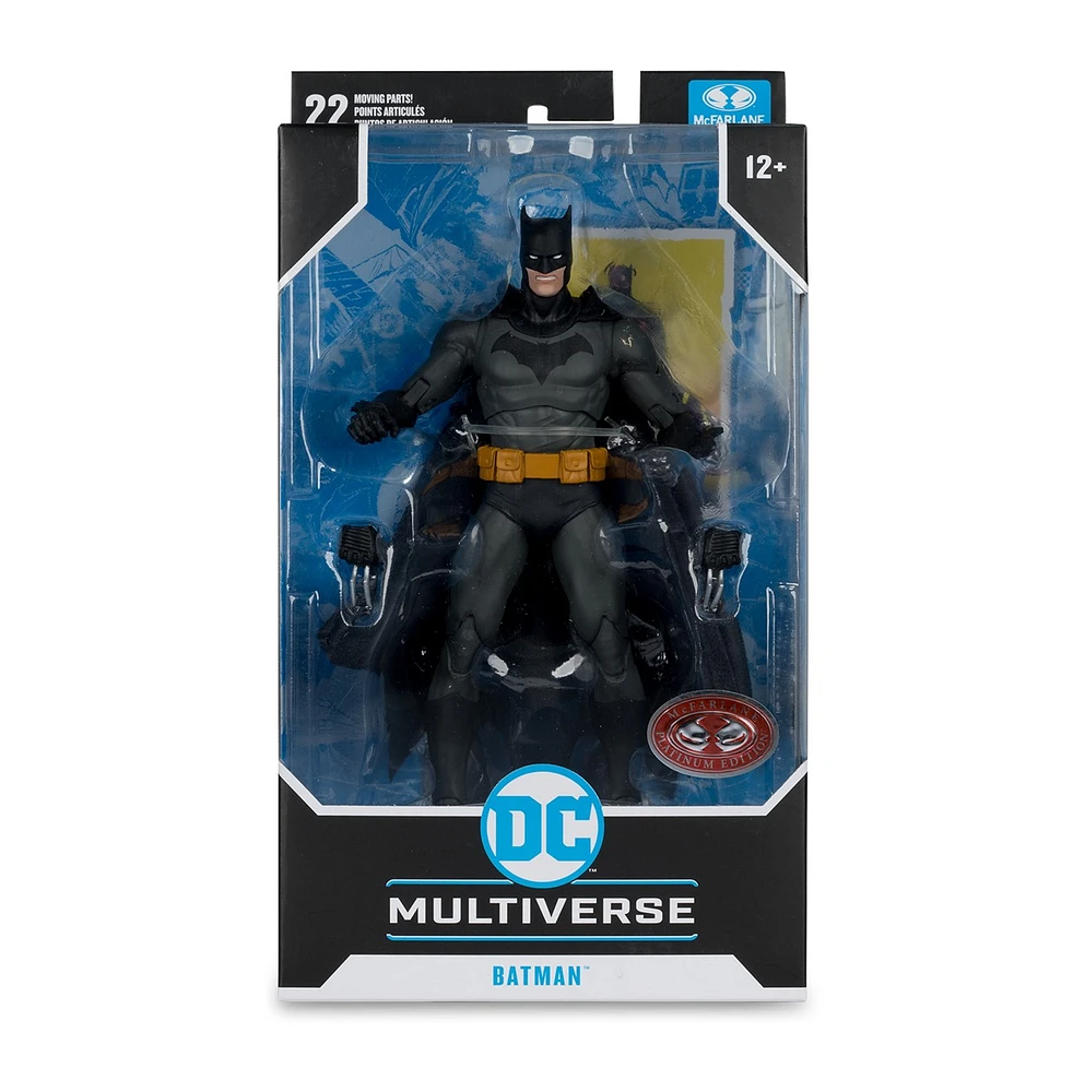 DC Multiverse Batman (Batman: The Cowardly Lot) 7-Inch Action Figure (Red Platinum Edition)