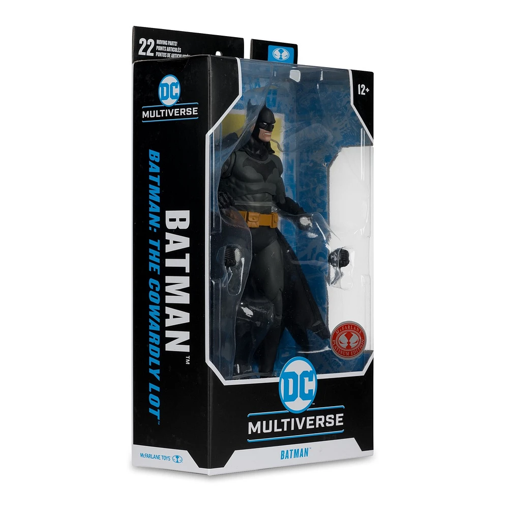 DC Multiverse Batman (Batman: The Cowardly Lot) 7-Inch Action Figure (Red Platinum Edition)