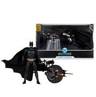 DC Multiverse Batpod and Batman (The Dark Knight Rises) Gold Label 7-Inch Action Figure and Vehicle 
