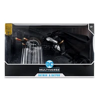 DC Multiverse Batpod and Batman (The Dark Knight Rises) Gold Label 7-Inch Action Figure and Vehicle 