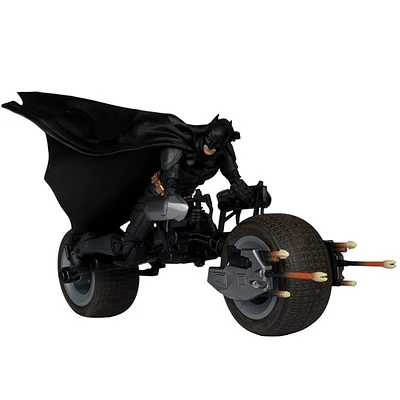 DC Multiverse Batpod and Batman (The Dark Knight Rises) Gold Label 7-Inch Action Figure and Vehicle 