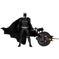 DC Multiverse Batpod and Batman (The Dark Knight Rises) Gold Label 7-Inch Action Figure and Vehicle 