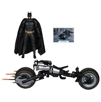 DC Multiverse Batpod and Batman (The Dark Knight Rises) Gold Label 7-Inch Action Figure and Vehicle 