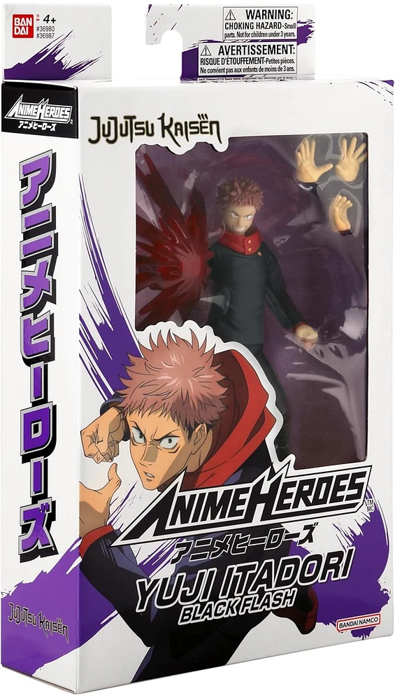 Anime heroes - Jujutsu Kaisen - Yuji Itadori Black Flash Ver. Action figure 