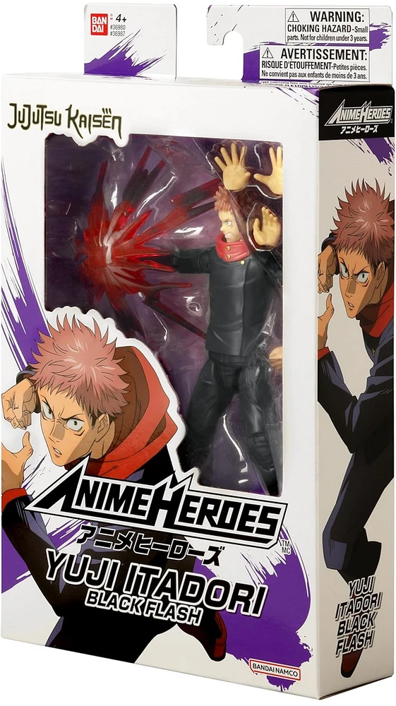 Anime heroes - Jujutsu Kaisen - Yuji Itadori Black Flash Ver. Action figure 