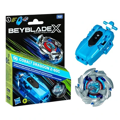 Beyblade X Cobalt Dragoon 2-60C Launcher Set 