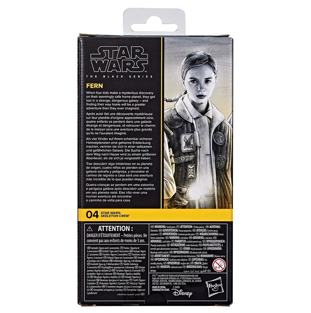 Star Wars The Black Series Fern, Star Wars: Skeleton Crew Action Figure (6”) 