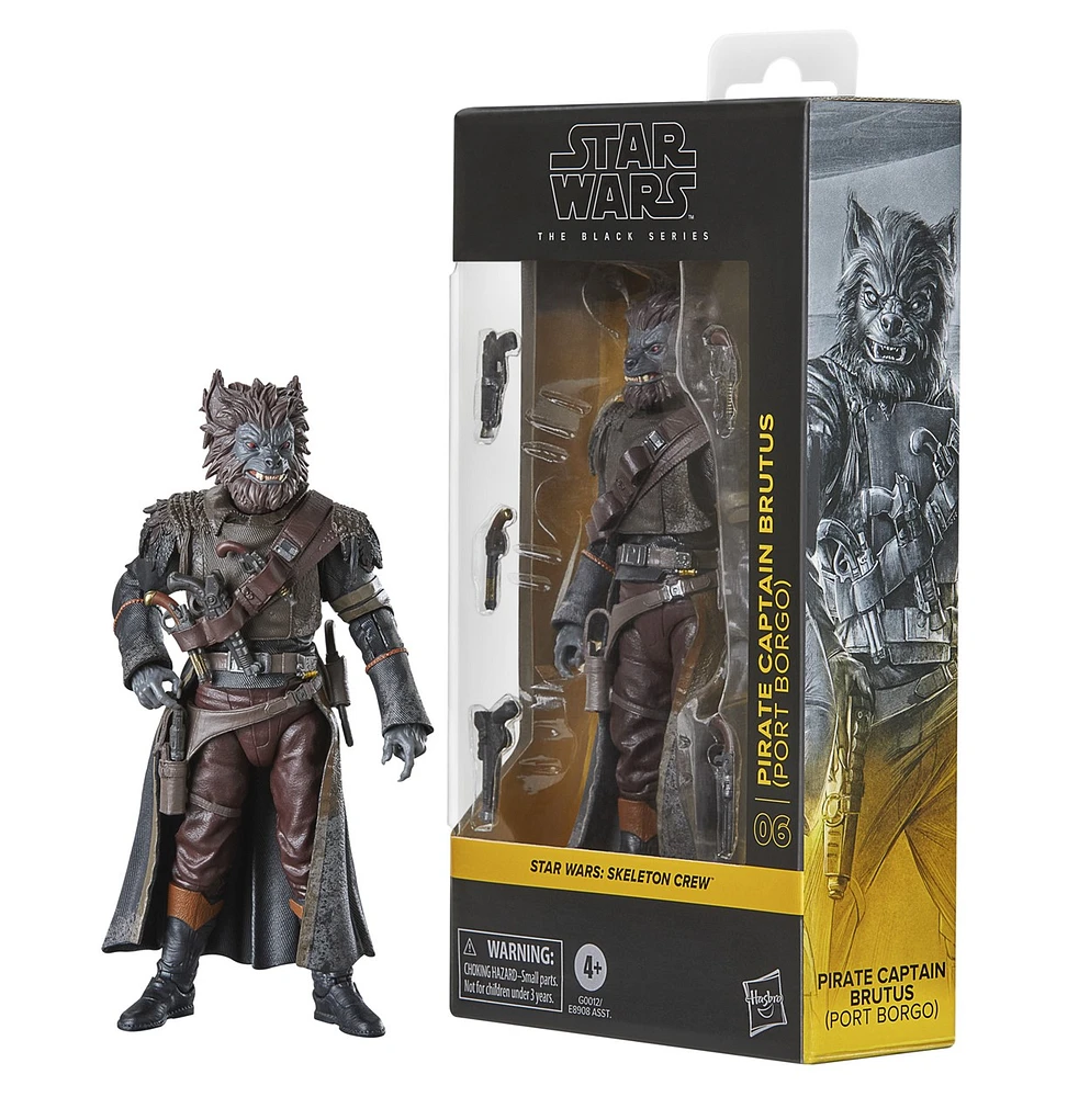 Star Wars The Black Series Pirate Captain Brutus (Port Borgo) Star Wars: Skeleton Crew Action Figure 