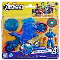Marvel Avengers Epic World of Action Captain America Shield-Shot Cycle 