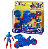 Marvel Avengers Epic World of Action Captain America Shield-Shot Cycle 