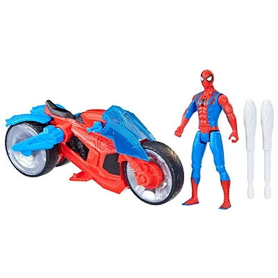 Marvel Spider-Man Epic World of Action Spider-Man Web Blast Cycle 