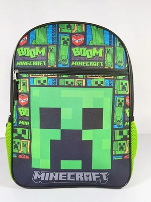 Sac à dos Minecraft Creeper Face pour enfants 