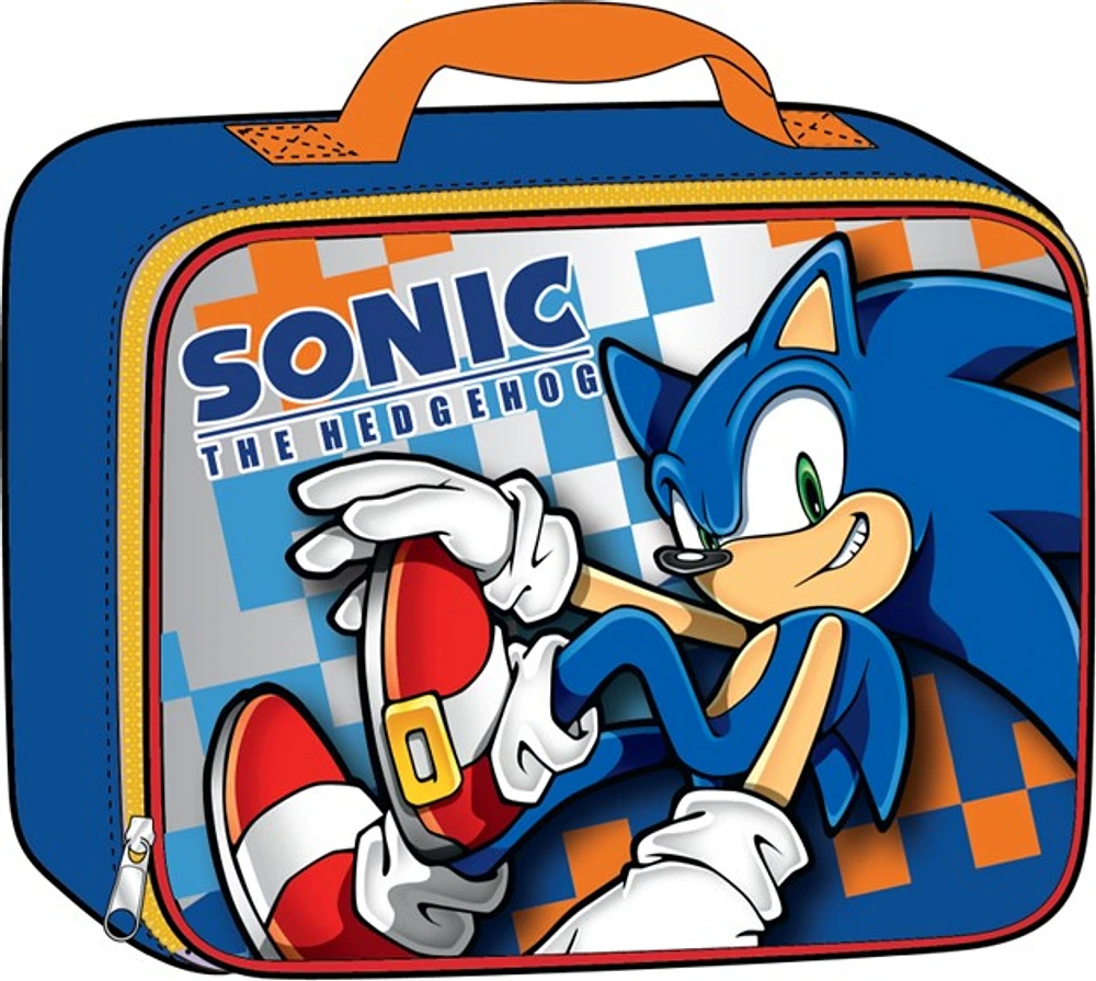 Sac à lunch à carreaux Sonic