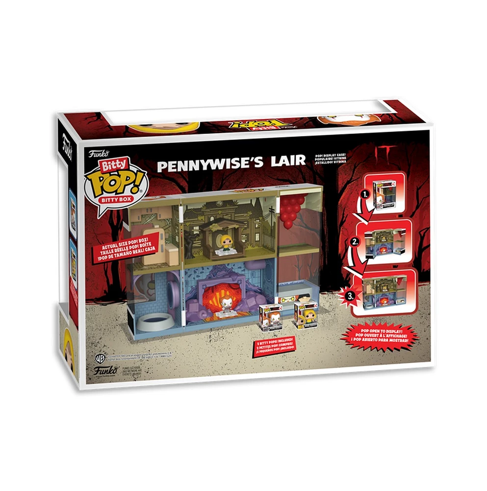 Bitty Pop! Bitty Box IT Pennywise Lair 
