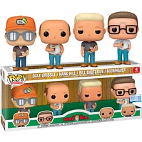 POP! King of the Hill  Dale, Hank, Bill, & Boomhauer 4-Pack 