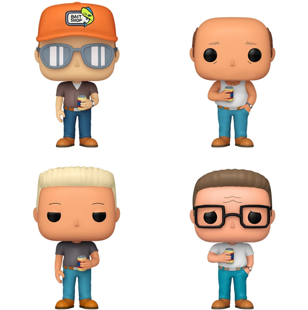 POP! King of the Hill  Dale, Hank, Bill, & Boomhauer 4-Pack 