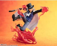 One Piece FiguartsZERO [EXTRA BATTLE] -Fire Fist Rook Check-Sabo Figure 
