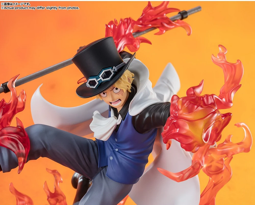 One Piece FiguartsZERO [EXTRA BATTLE] -Fire Fist Rook Check-Sabo Figure 