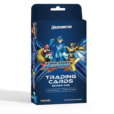 Mega Man X Trading Cards Series One 2 Pack Collector Box 