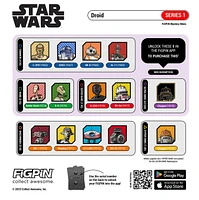 Star Wars Droids Series 1 FiGPiN Mini – One Variation Chosen at Random