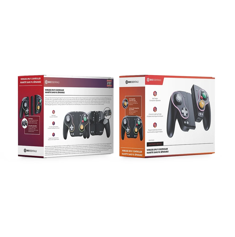 Biogenik Retro Style Wireless Split Controller