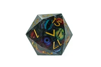Biogenik Oversized D20 Die with Dragon Eye Liquid Core (50mm) 