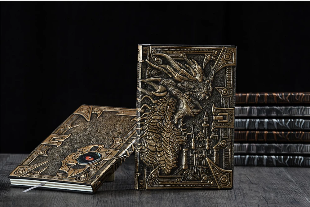 Biogenik Carnet Dragon à couverture rigide 